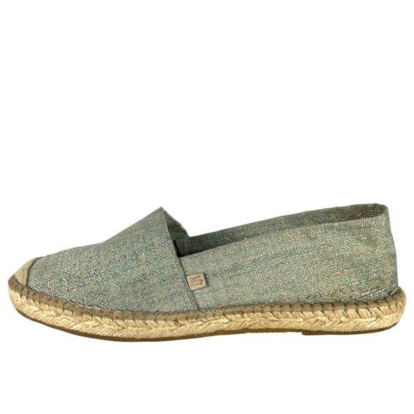 Ilse Jacobsen Slip-On Jute Espadrilles in Metallic Blue Size EU 41 US 10.5 - 11 - Picture 6 of 12